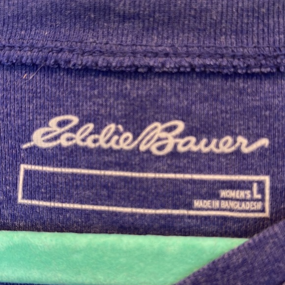 Eddie Bauer long sleeve blue shirt - Picture 4 of 4